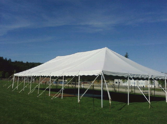 Rental store for 30 X 60 WHITE POLE TENT WOOD SIDE POLES in Batesville MS