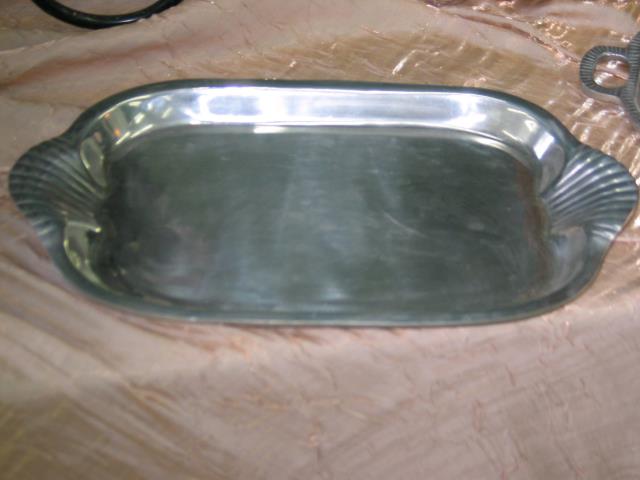 Rental store for PEWTER - TRAY W  FAN HANDLE - 17 X10 in Batesville MS