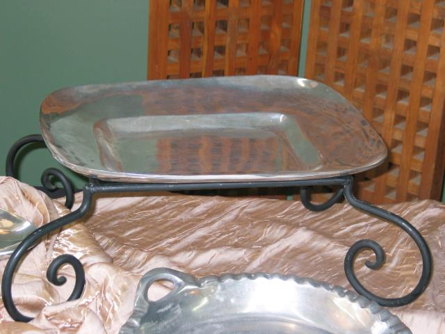 Rental store for PEWTER - ROUNDED SQ TRAY - 17 X20 in Batesville MS