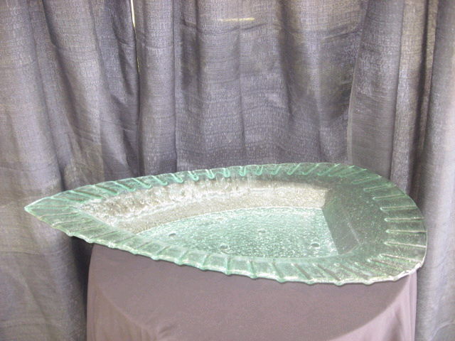 Rental store for FROSTED GLASS  BOAT PLATTER in Batesville MS