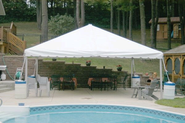 Rental store for 20X20 TENT WHITE PUSH BUTTON in Batesville MS