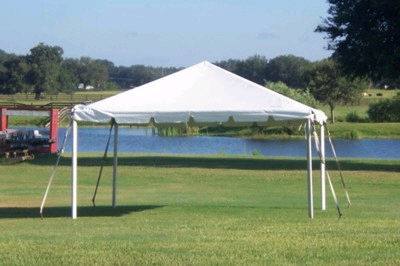 Rental store for CANOPY 15 x30 WHITE FRAME TENT in Batesville MS