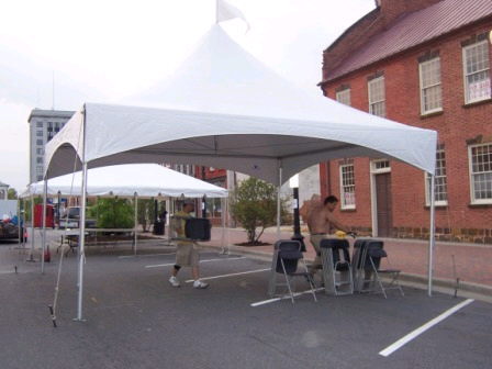 Rental store for 10X10 HIGH PEAK FRAME TENT in Batesville MS