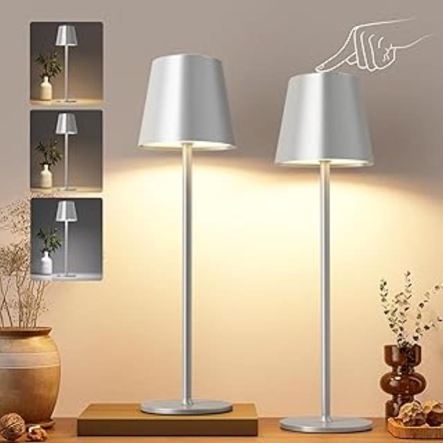 Rental store for LED TABLE LAMP - SILVER in Batesville MS